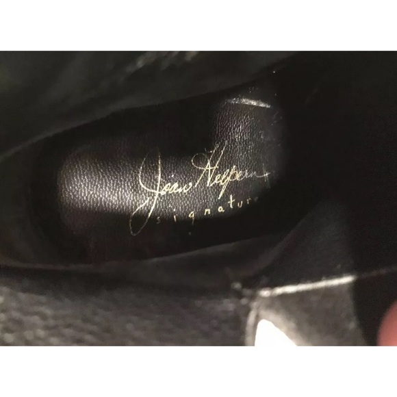 Joan Helpern signature suede ankle boots black 10 - Picture 8 of 8